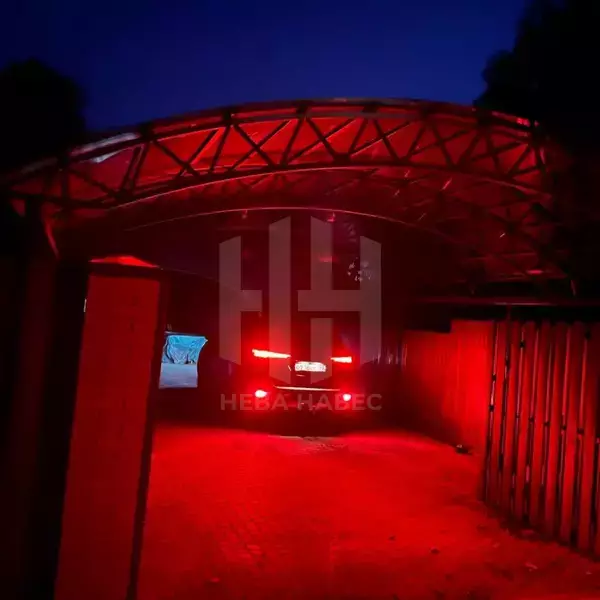 навес для парковки авто