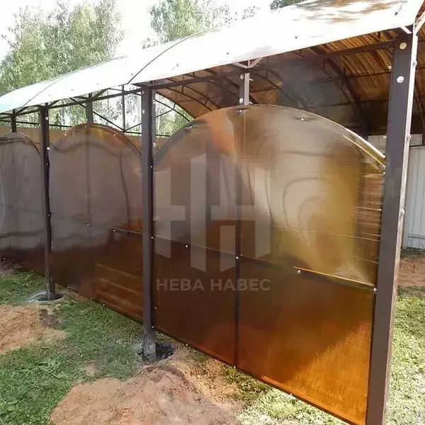 боковые стенки арочного навеса