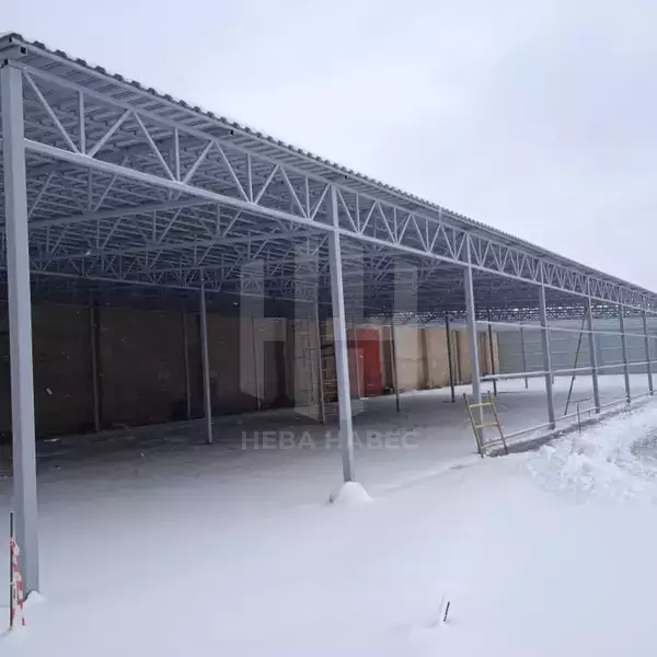 большой навес с боковыми стенками