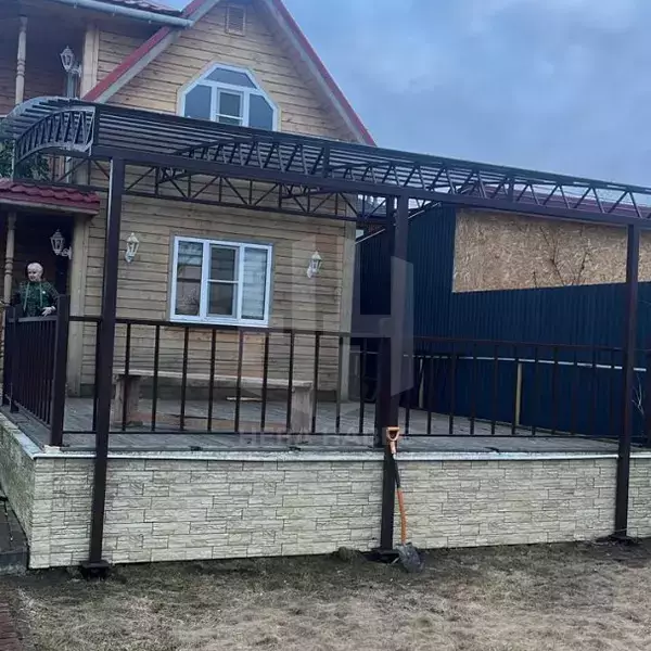 навес полуарочный для террасы для загородного дома